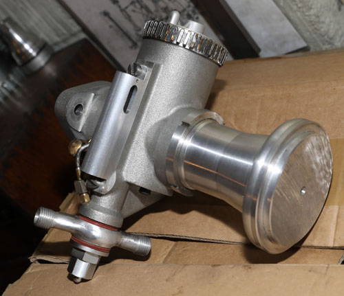 Testing thread of bellmouth in carb